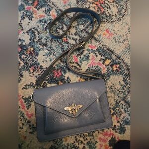 Leather crossbody  bag-Made in Italy-crossbody bag